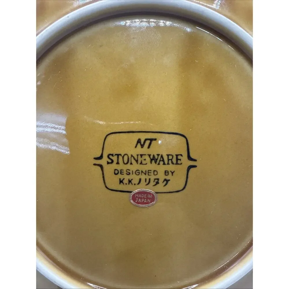 Vintage K.K. Noritake Stoneware Plate 7 1/2” *